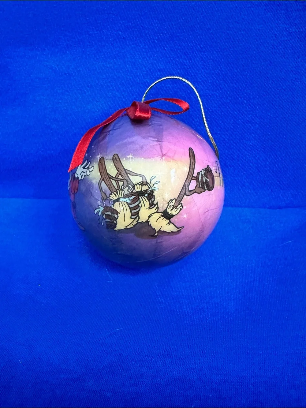 VTG Walt Disney's Fantasia Christmas Ornament Set of 2-Fantasia 50th Anniversary - Picture 13 of 15